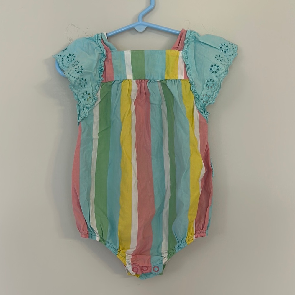 Matilda Jane Colorful Striped Baby Romper Girl 12-18 month